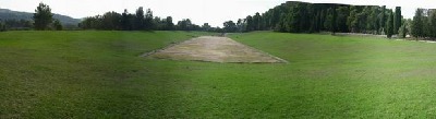 Das alte Olympia-Stadion in Griechenland